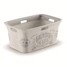 Cesto de roupa suja KIS 58x38x25 cm Plástico branco