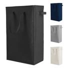 Cesto de roupa suja Odonata Slim dobrável 45L (preto)