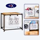 Cesto de Roupa Suja Organizador Com Tampa Multiuso Para Lavanderia Estrutura Reforçada