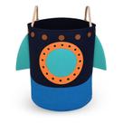 Cesto de Roupa Suja RareCi Rocket Large - Para Armazenamento de Brinquedos Infantis
