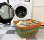 Cesto de roupa suja SAMMART de plástico dobrável 42L (11 galões)