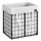 Cesto de roupa suja SONGMICS 50L dobrável com forro removível Cesto de roupa suja SONGMICS 50L dobrável com forro removível