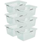 Cesto de Roupa Suja Sterilite Grande 68 L Plástico Kit com 6 Cor Menta