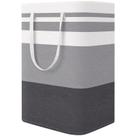 Cesto de roupa suja StorageRight Large 75L com alças cinza Cesto de roupa suja StorageRight Large 75L com alças cinza