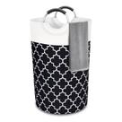 Cesto de Roupa Suja Tecido com Alça Dobrável Organizador