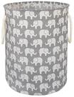 Cesto de roupa suja VAIVUSTO 50x40 cm Leve Canvas Elephant