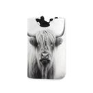 Cesto de roupa suja WELLDAY Highland Cow dobrável impermeável Cesto de roupa suja WELLDAY Highland Cow dobrável impermeável