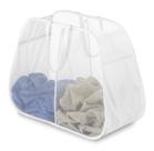 Cesto de roupa suja Whitmor Pop & Fold Double de 2 seções