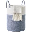 Cesto de roupa suja YOUDENOVA Cotton Rope 58L azul