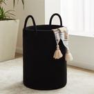 Cesto de roupa suja YOUDENOVA Cotton Rope 58L preto Cesto de roupa suja YOUDENOVA Cotton Rope 58L preto