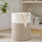 Cesto de roupa suja YOUDENOVA Cotton Rope 72L Brown
