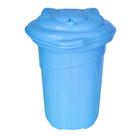 Cesto de roupas bebê organizador infantil com tampa plastibaby 36l - menino e menina