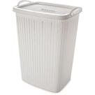Cesto de Roupas c/ Trama Branco 40L