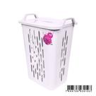 Cesto de roupas com tampa 45L belgrado branco