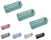 Cesto Decorativo Caixa Organizador Slim P Armario Kit Com 3