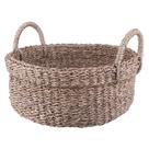 Cesto Decorativo Oval com Alça Cazza Galé 13x33cm