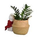 Cesto Dobrável De Vime E Rattan Para Organização De Brinquedos, Roupas E Plantas - Casa E Jardim