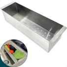 Cesto Escorredor Inox 304 Escovado Retangular para Modelo De Cuba Quadrada 40cm Pia Cozinha Gourmet Cesto Escorredor Inox 304 Escovado Retangular para Modelo De Cuba Quadrada 40cm Pia Cozinha Gourmet