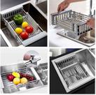 Cesto Escorredor Prato Louça Inox Ajustável Cozinha Cuba Pia