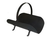 Cesto Ferro Preto Revisteiro Ou Porta Lenha De Lareira 50cm