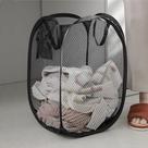 Cesto Flexível Multiuso de Roupa Suja Brinquedos Cesto de Roupa Dobrável Caixa Organizadora