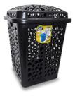 Cesto Grande Roupa Suja Banheiro Lavanderia 80 Lts Preto Max