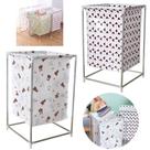 Cesto impermeavel roupas cujas inox descomntavel organizador de objetos portatil todos ambientes