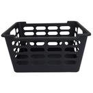 Cesto Multiuso Atenas Pequeno 25x15,5x29,5 Preto 25464 Arqplast Cesto Multiuso Atenas Pequeno 25x15,5x29,5 Preto 25464 Arqplast