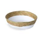 Cesto Multiuso De Fibra Natural 30x9cm
