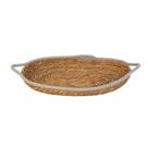 Cesto Multiuso De Fibra Natural Seagrass Com Alça 42x24cm