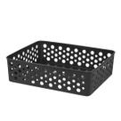 Cesto Multiuso Empilhável Organizador Médio Lavanderia Prático Versátil Decorativo