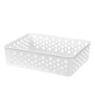 Cesto Multiuso Empilhável Organizador Médio Lavanderia Prático Versátil Decorativo