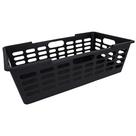 Cesto Multiuso Grande Atenas Preto 29x15x51Cm 25463 Arqplast Cesto Multiuso Grande Atenas Preto 29x15x51Cm 25463 Arqplast