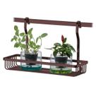 Cesto Multiuso Para Barra De Cozinha Aramado Decoração Vaso De Plantas Organizador Temperos Mantimentos Cesto Multiuso Para Barra De Cozinha Aramado Decoração Vaso De Plantas Organizador Temperos Mantimentos