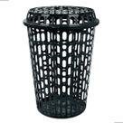 Cesto Multiuso Para Roupas C/ Tampa Lavanderia Telado 60l