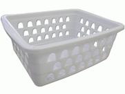 Cesto Multiuso Pequeno Branco 12x6x16cm PP Uninjet