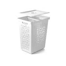 Cesto Multiuso UZ 55L Com Tampa e Cesto M Branco UZ373-BR