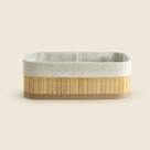 Cesto Nature Retangular Bambu 14x8cm - ACASA Cesto Nature Retangular Bambu 14x8cm - ACASA