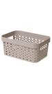 Cesto Organizador 4,5L Rattan Cinza