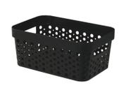 Cesto Organizador 4,5L Rattan Preto