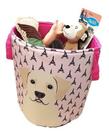 Cesto Organizador Brinquedos Pet Tam. M Labrador