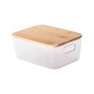 Cesto Organizador C/ Tampa Bambu Idealle Eco 19x13x8cm Paramount - Ref.1765