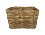 Cesto Organizador Cachipot Retangular Palha Taboa 26x21x18