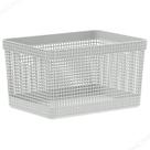 Cesto Organizador Caixa Grid Grande Roupas Brinquedos Diversos Multiuso 20Litros Cesto Organizador Caixa Grid Grande Roupas Brinquedos Diversos Multiuso 20Litros