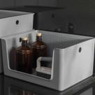 Cesto Organizador Com Abertura Frontal Ideal Para Lavanderia Marca OU 16L Cesto Organizador Com Abertura Frontal Ideal Para Lavanderia Marca OU 16L