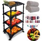 Cesto Organizador Com Rodinhas Cozinha Banheiro 90cm