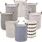 Cesto Organizador De Brinquedo Roupa Suja Dobrável 45 Litros