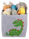 Cesto Organizador Dobrável Quarto Infantil Animais Brinquedo Cesto Organizador Dobrável Quarto Infantil Animais Brinquedo