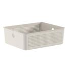 Cesto Organizador Empilhável Alça Multiuso Flow 27x21cm Ou