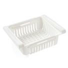 Cesto Organizador Expansível Ajustável Multiuso De Geladeira Branco